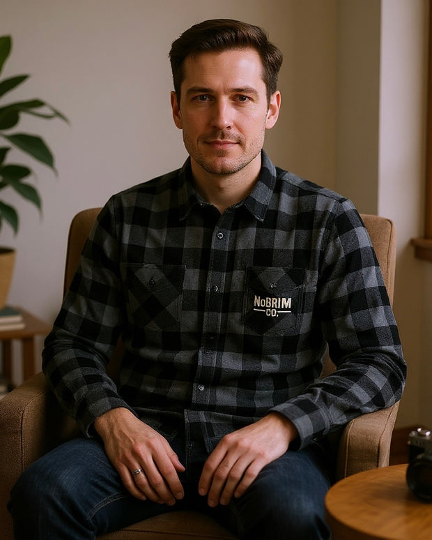 Original NoBrim Co. Flannel Shirt — Signature Buffalo Plaid