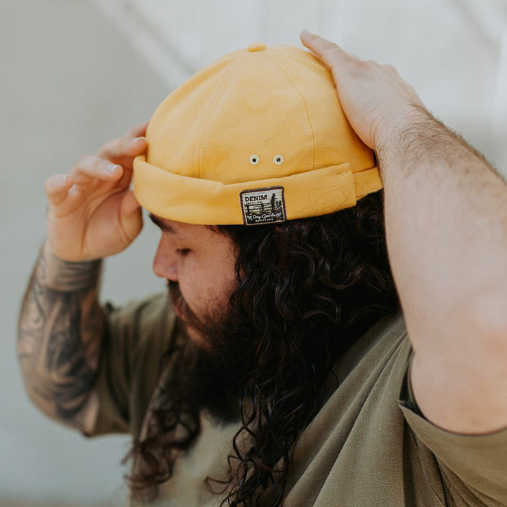 YELLOW NOBRIM BRIMLESS HAT MALE YW