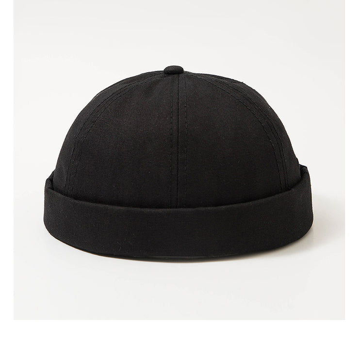 BLACK NOBRIM BRIMLESS HAT BK