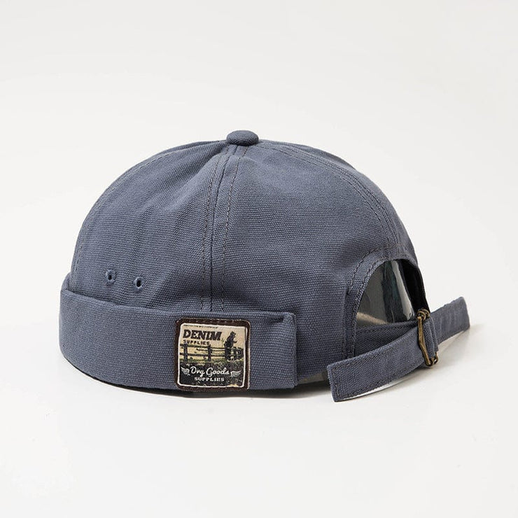 BLUE NOBRIM BRIMLESS HAT BL