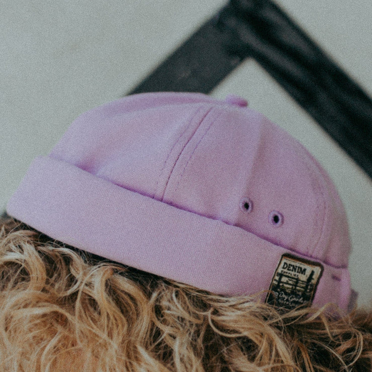 PURPLE NOBRIM BRIMLESS HAT PR